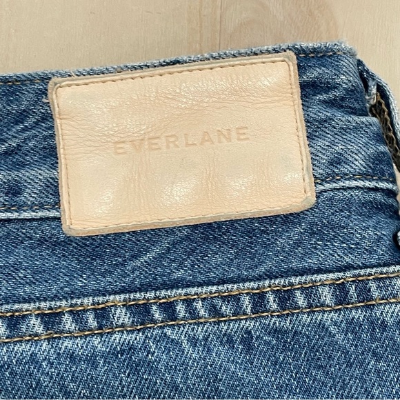 Everlane Women’s Size 33 Ankle Curvy 90’s Cheeky Straight Jeans Northridge Wash - Picture 10 of 16